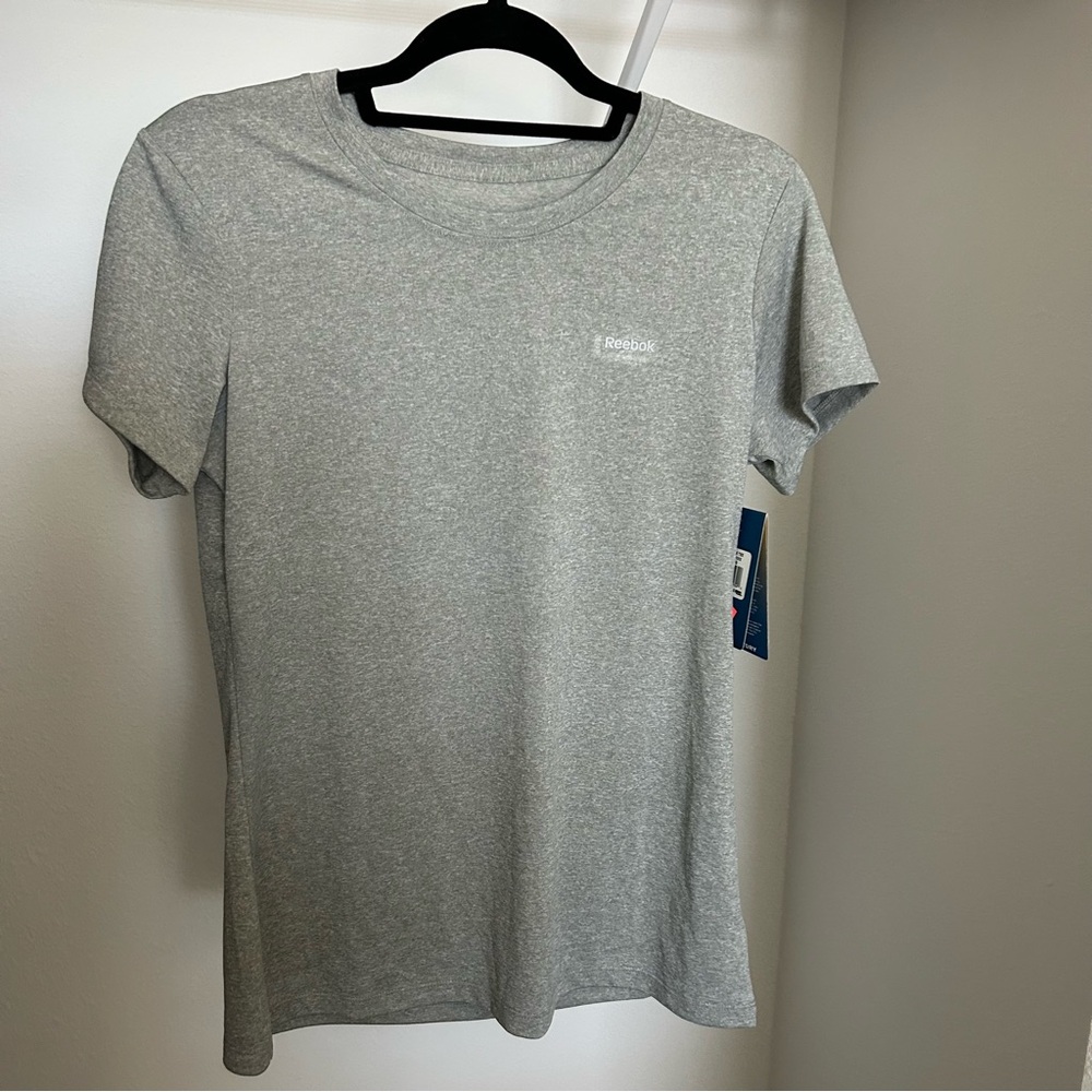 NWT Reebok Heather Gray Core SS Tee